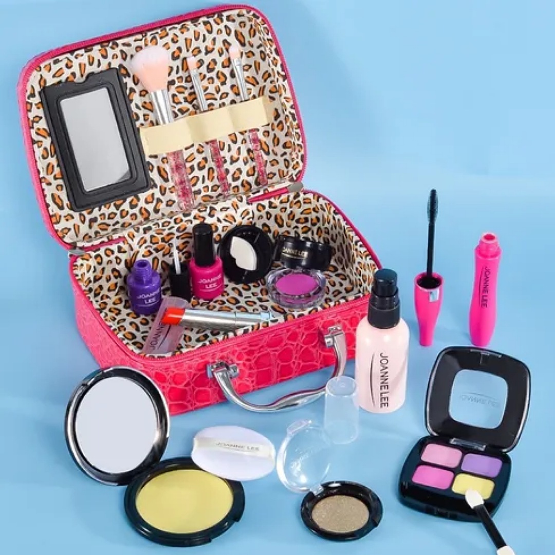 Juguete Maquillaje Belleza Niña Salon Tocador Estuche Set