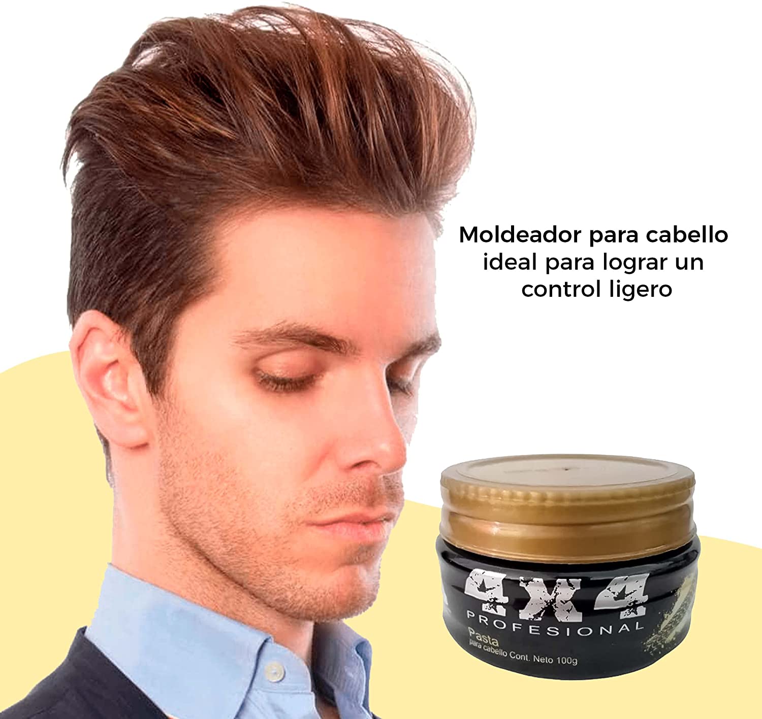 Pasta para peinar Profesional Elegance 100 gr, Pasta para cabello Remoldable.