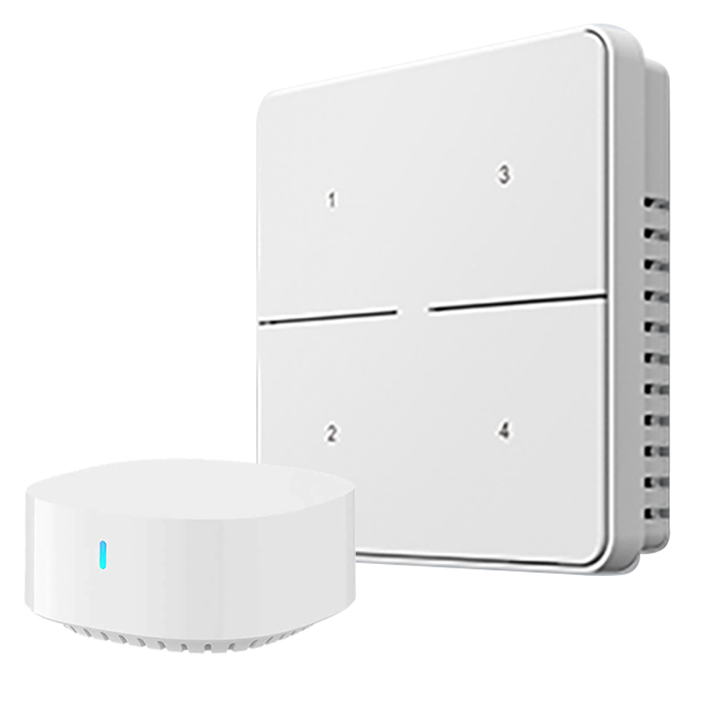 Botonera Inteligente BroadLink SR3-4Key_Kit - Incluye S3hub