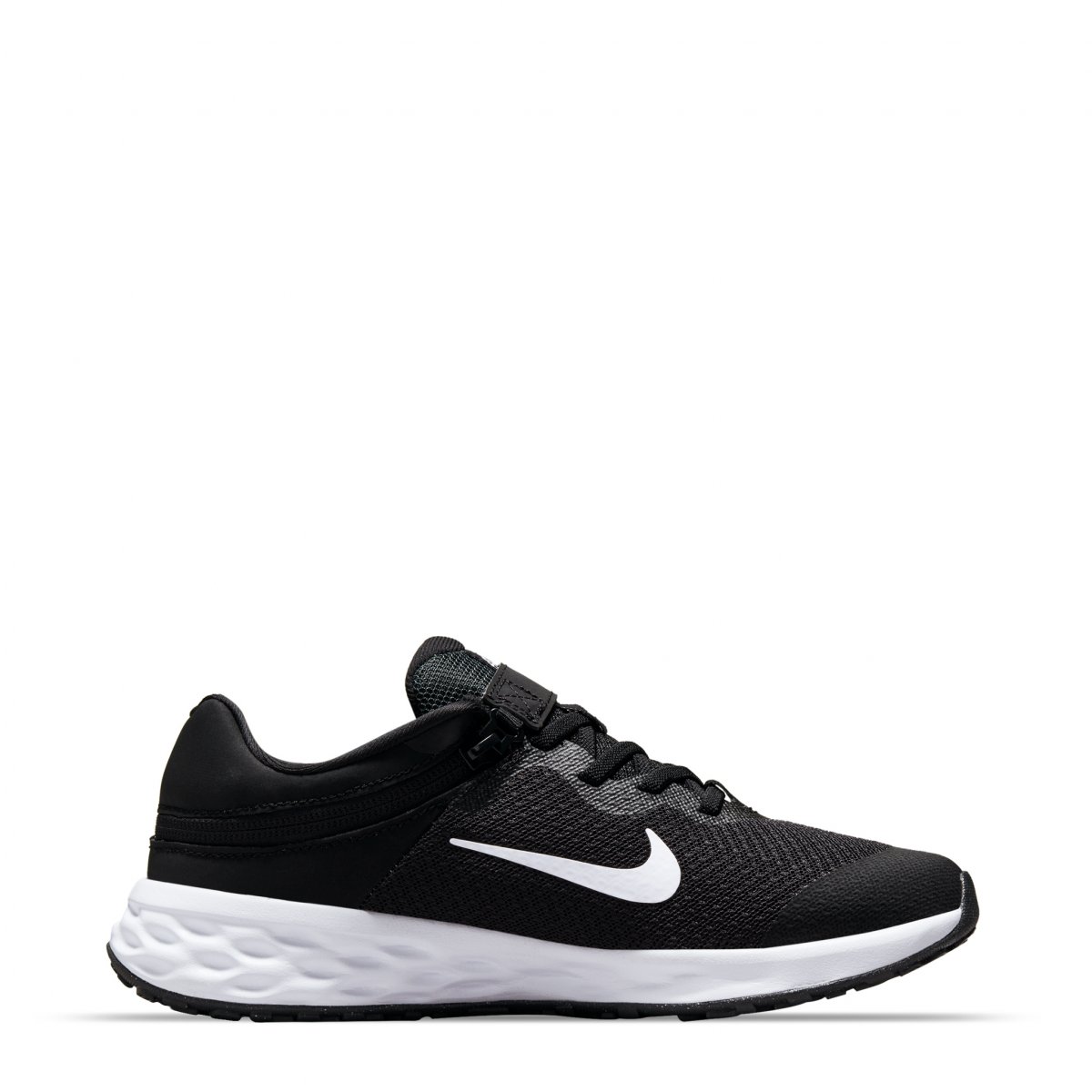 Tenis Nike Revolution 6 Flyease DD1113-003 Color Negro Para Niños