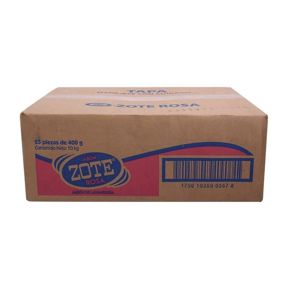 Jabón en Barra Rosa Con 25 Piezas/400 g Zote 000274114 SMS