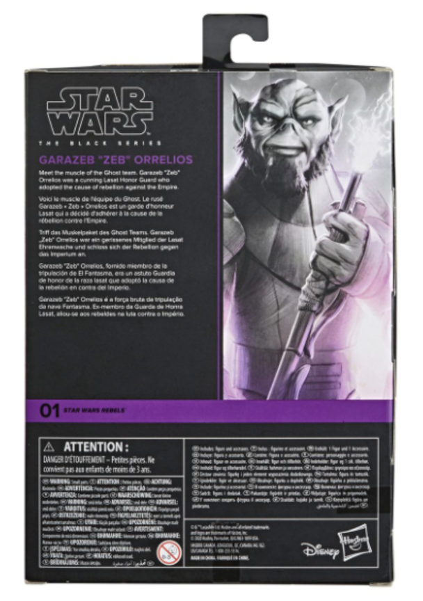 Garazeb Zeb Orrelios Star Wars The Black Series Hasbro 6