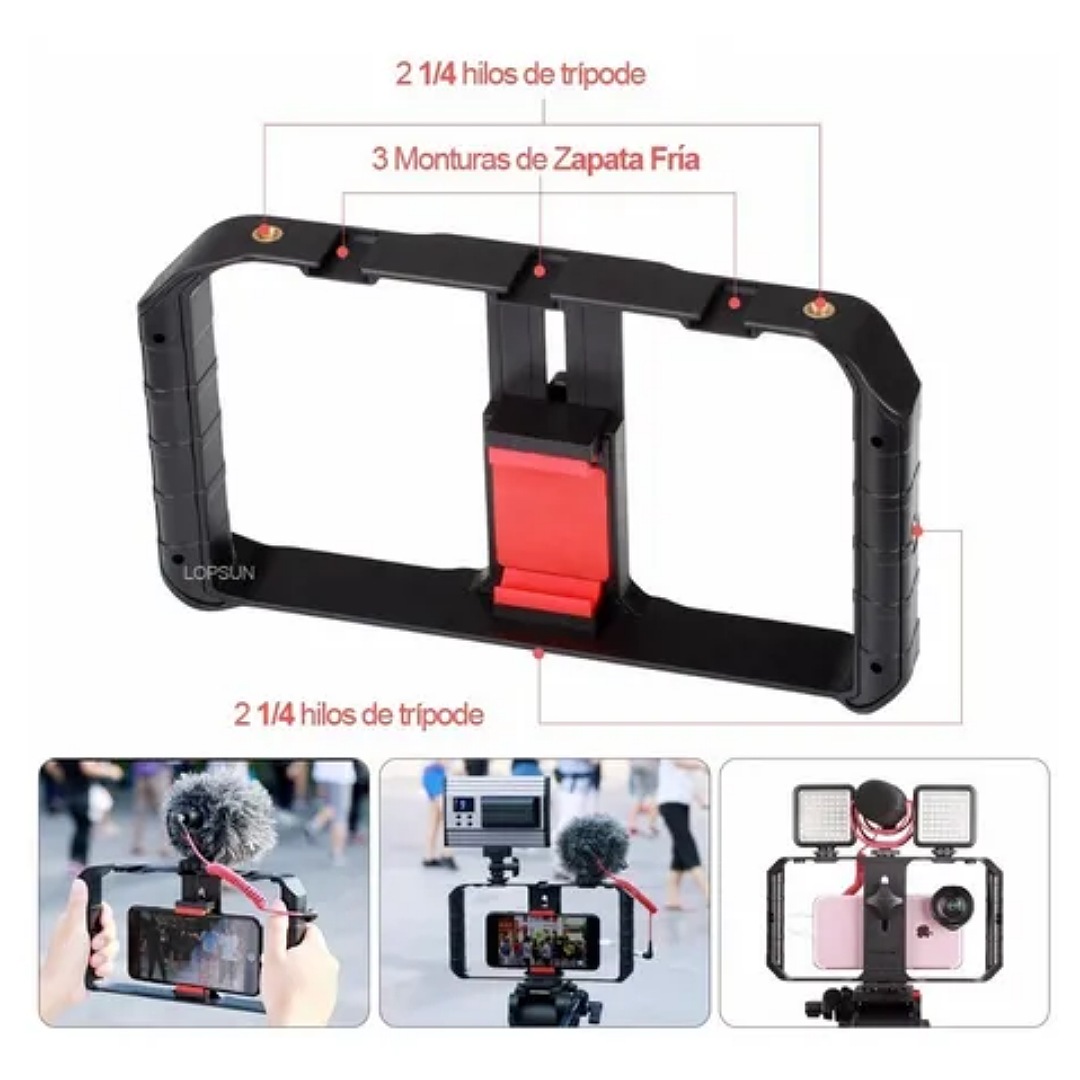 Soporte Estabilizador Para Grabación De Cámara, Celular