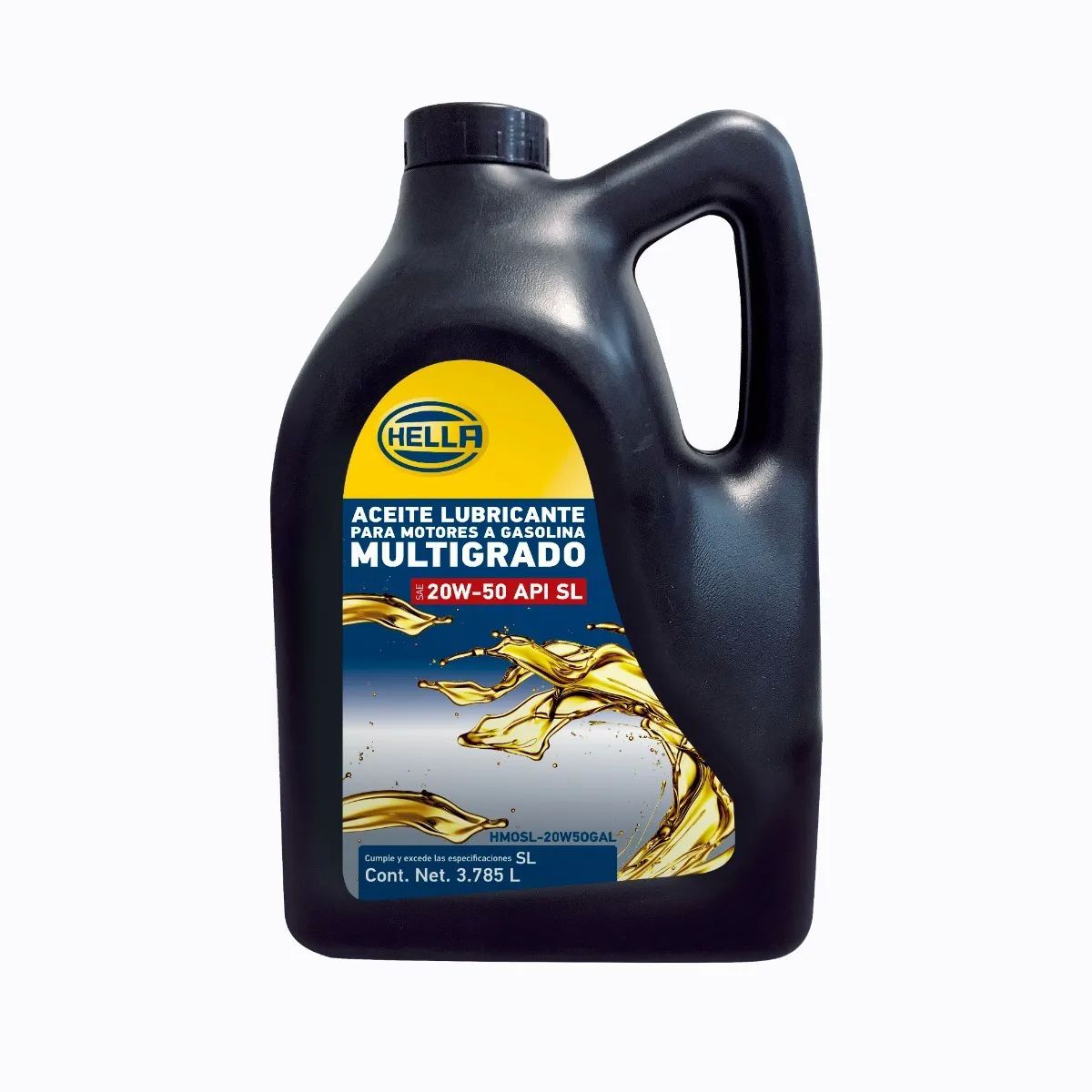 Aceite Motor 20w50 Mineral Multigrado Api Sl 5 Litros Hella