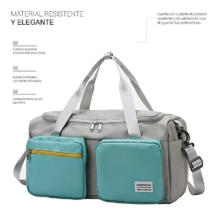 Bolso Deportivo Moderno De Viaje Verde 