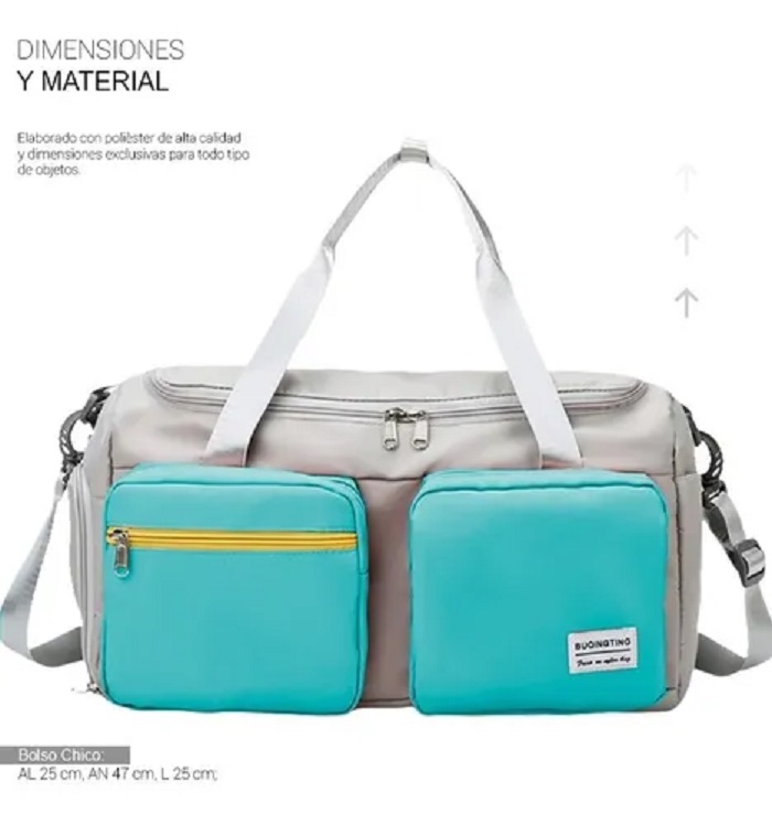 Bolso Deportivo Moderno De Viaje Verde 