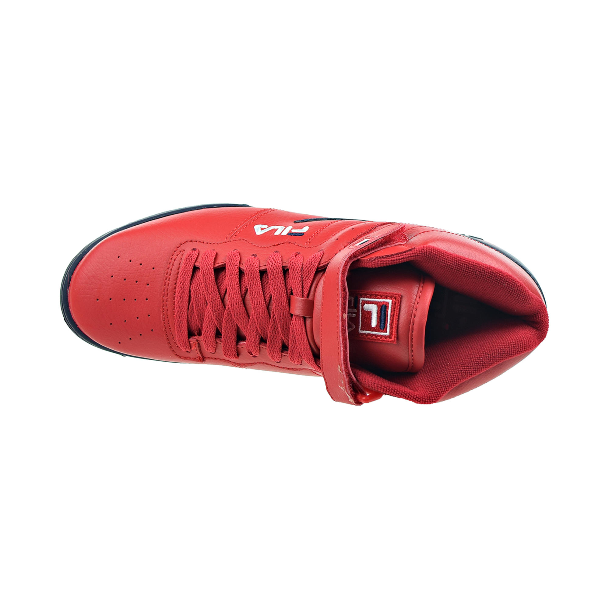 Tenis Fila F13 V Lea Rojo Azul Marino de Caballero
