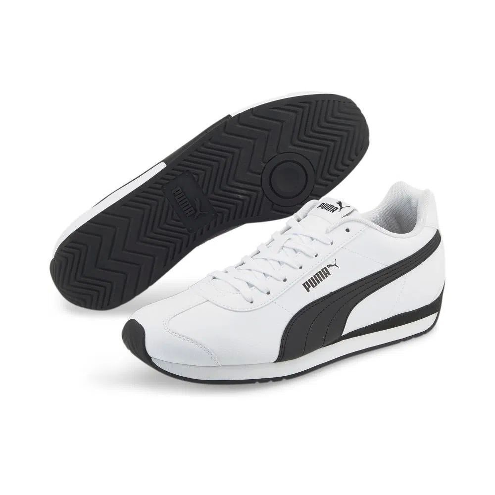Tenis Puma Turin 3 Blanco Negro de Caballero