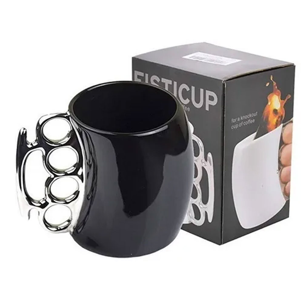 Taza de Cerámica en Forma de Manopla Boxer Puño