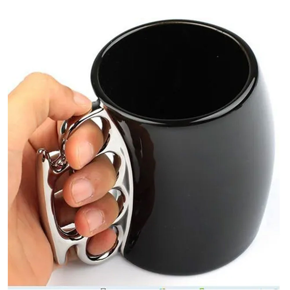 Taza de Cerámica en Forma de Manopla Boxer Puño