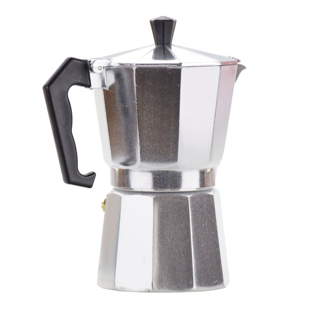 Cafetera para estufa, cafetera espresso, cafetera percolador, cafetera italiana, fácil de limpiar y fácil de operar, una opción excelente para el hogar y para ir de camping. Cafetera de 6 tazas.