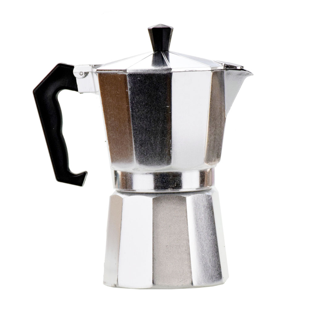 Cafetera para estufa, cafetera espresso, cafetera percolador, cafetera italiana, fácil de limpiar y fácil de operar, una opción excelente para el hogar y para ir de camping. Cafetera de 6 tazas.