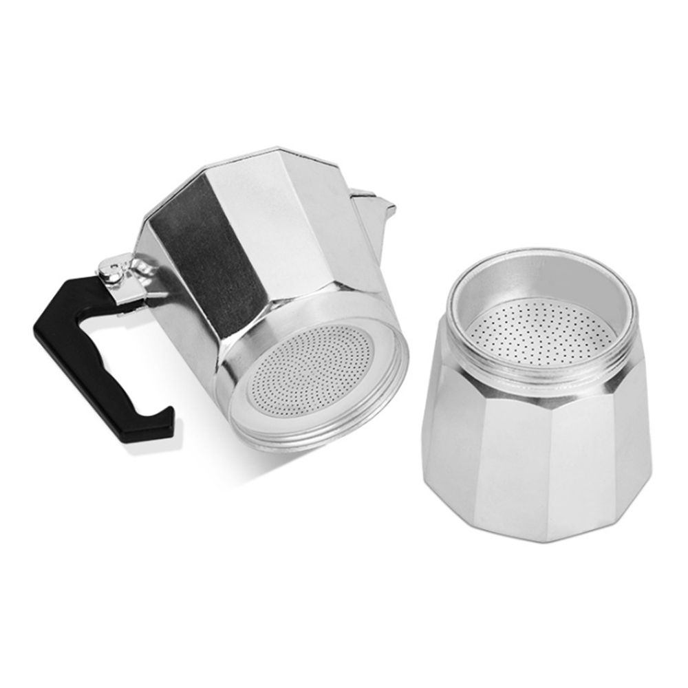 Cafetera para estufa, cafetera espresso, cafetera percolador, cafetera italiana, fácil de limpiar y fácil de operar, una opción excelente para el hogar y para ir de camping. Cafetera de 6 tazas.
