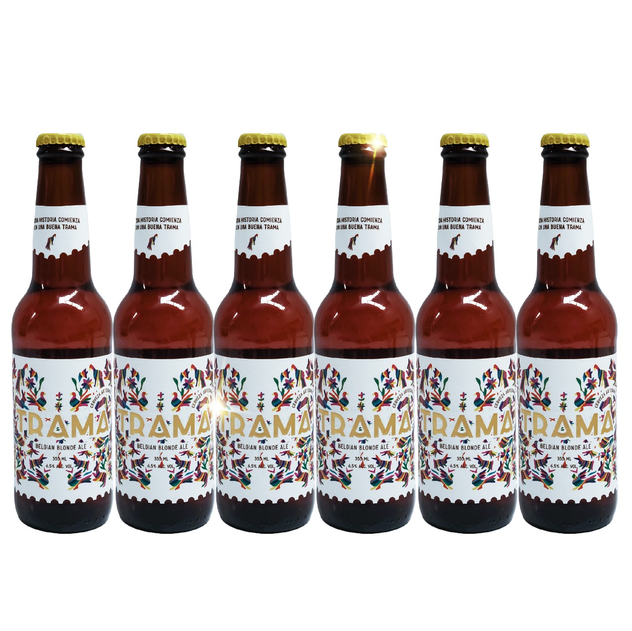 Six Pack Cerveza Artesanal Trama Belgian Blond Ale