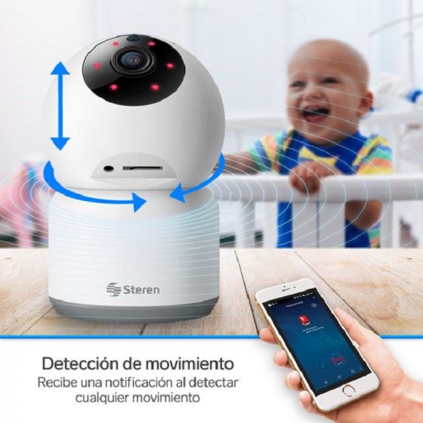 Cámara de Seguridad WiFi STEREN CCTV-218 más memoria 64GB