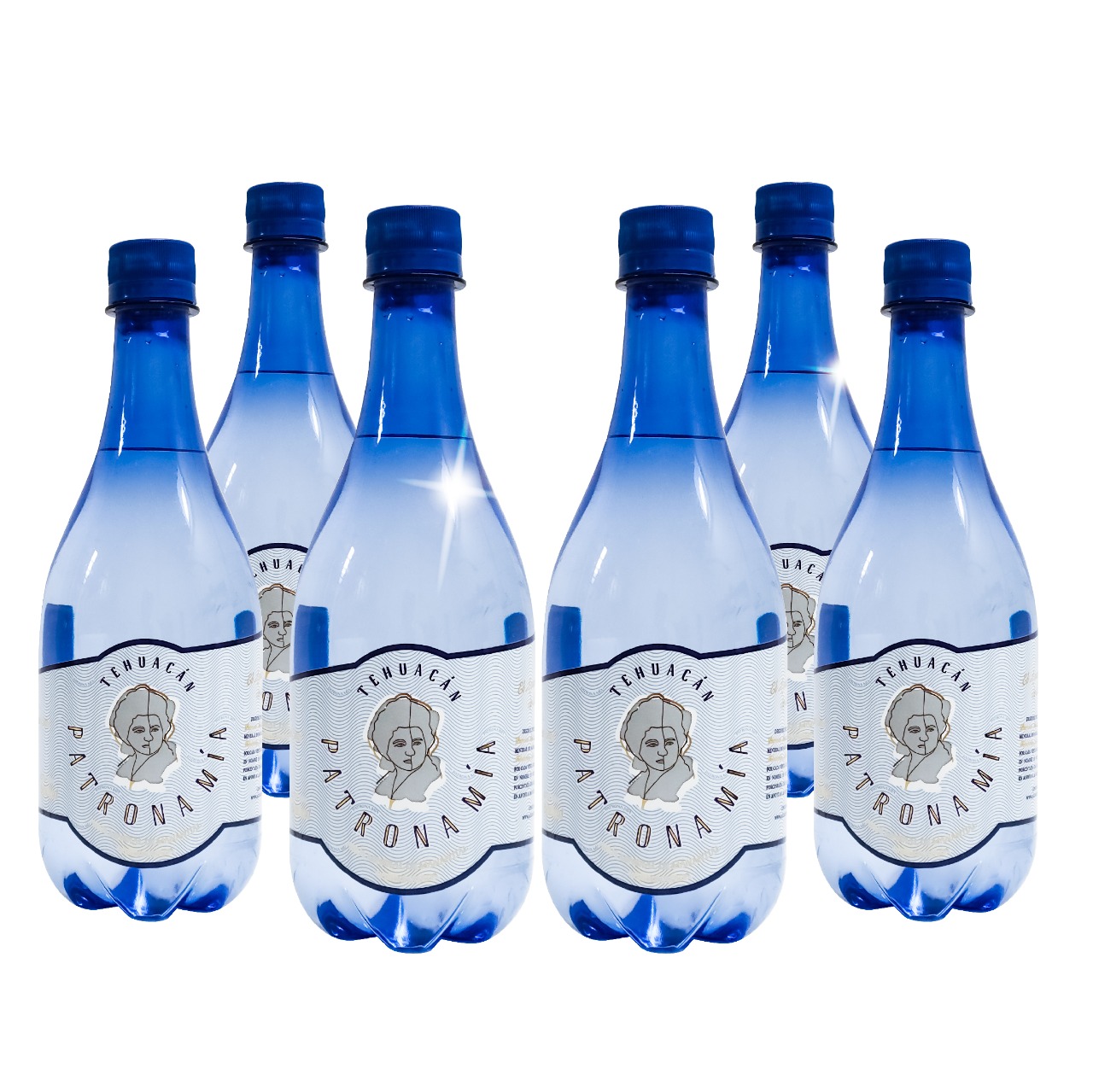 Six Pack Agua Mineral Tehuacán Patrona Mía 600ml