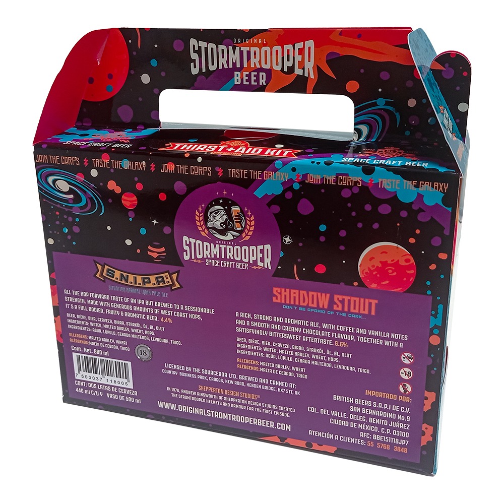 Gift Pack Cerveza Stormtrooper Duo con Vaso
