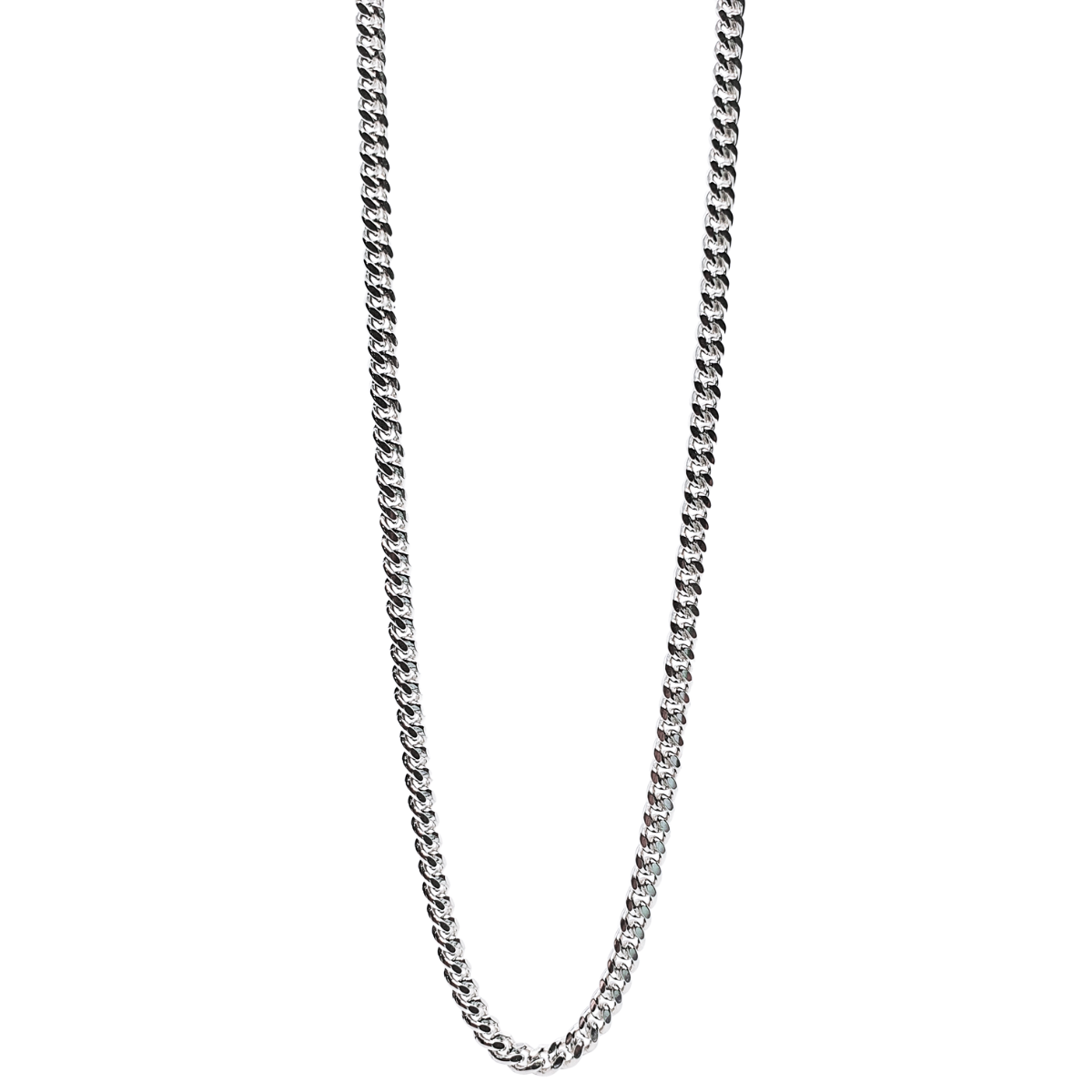 Cadena de plata .925 hombre cubana. Incluye certificado y caja de regalo