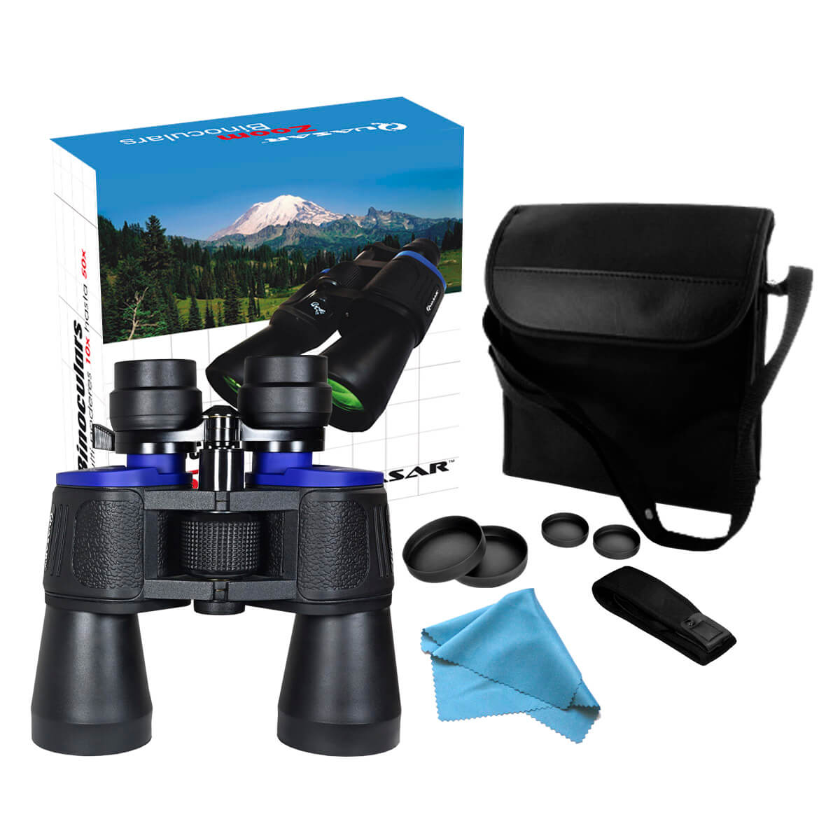 Binoculares Quasar Qz50 Zoom 50x Fmc Lente 50mm