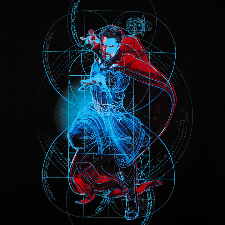 Playera Astral form Doctor Strange hombre Mascara de Látex