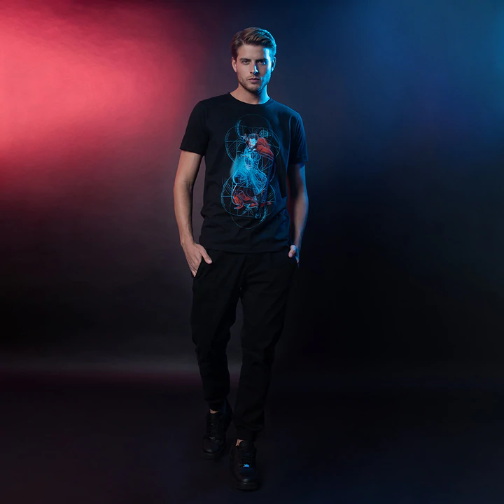 Playera Astral form Doctor Strange hombre Mascara de Látex