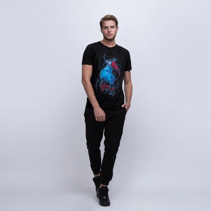 Playera Astral form Doctor Strange hombre Mascara de Látex