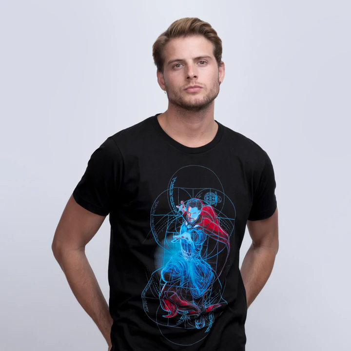 Playera Astral form Doctor Strange hombre Mascara de Látex