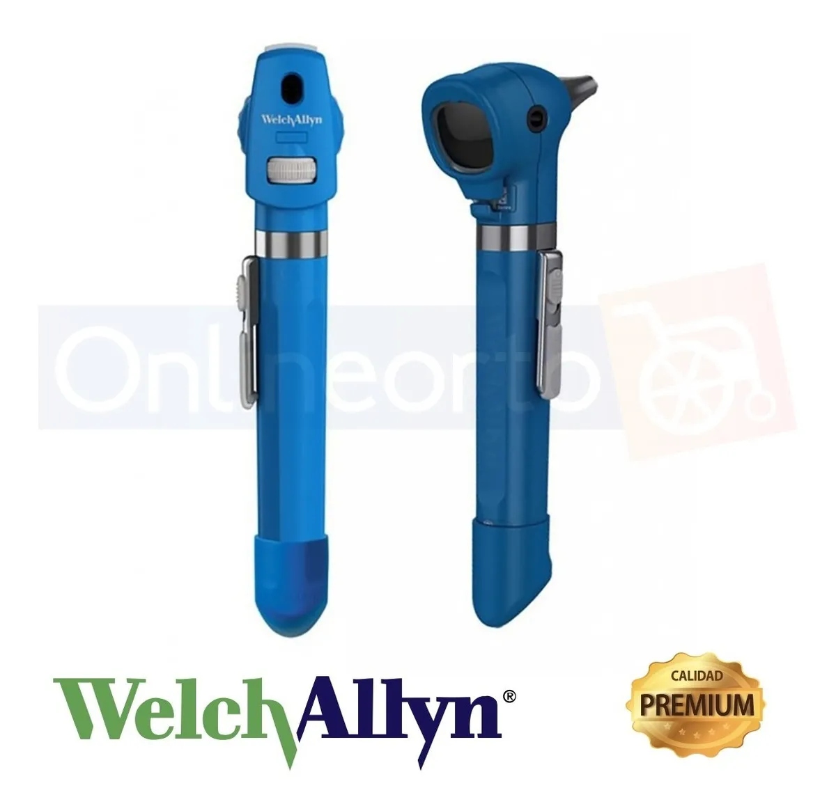 Estuche De Diagnostico Médico de Otoscopios Pocket Led 3 Lumen Welch Allyn