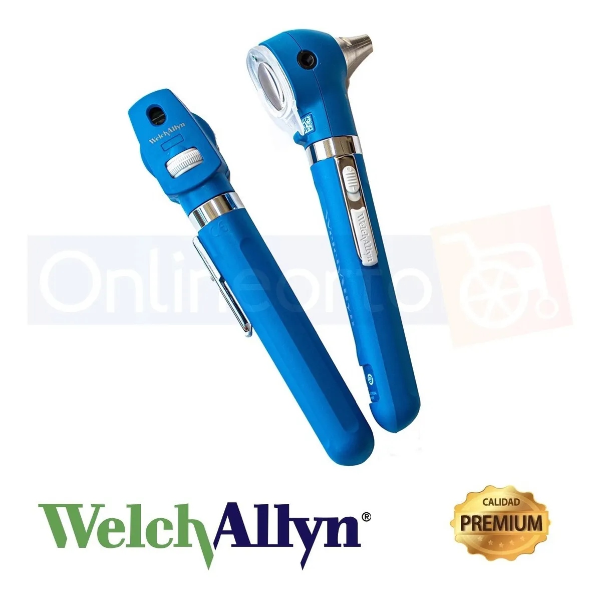 Estuche De Diagnostico Médico de Otoscopios Pocket Led 3 Lumen Welch Allyn