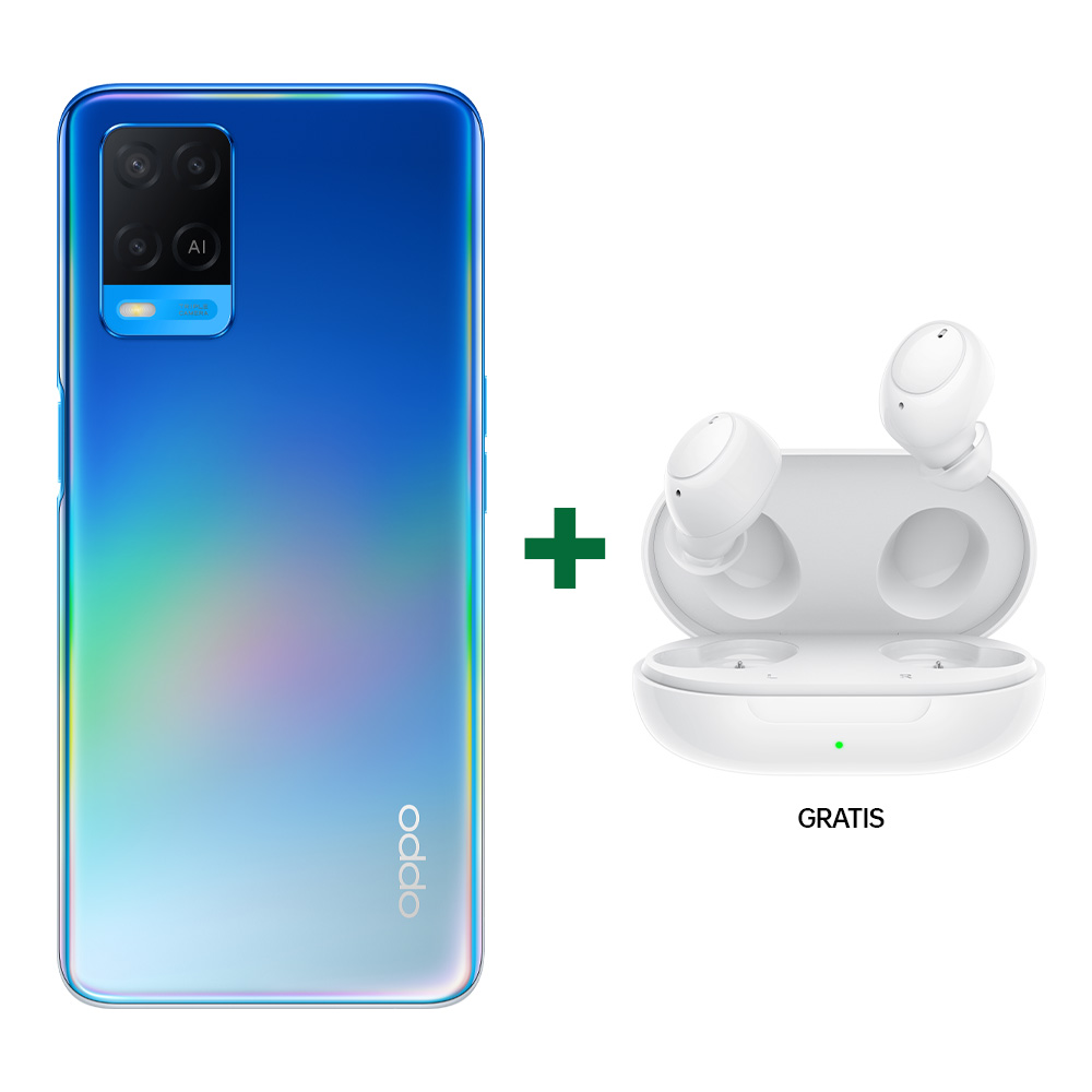 CELULAR OPPO A54 AZUL 128GB + AUDIFONOS OPPO ENCO BUDS