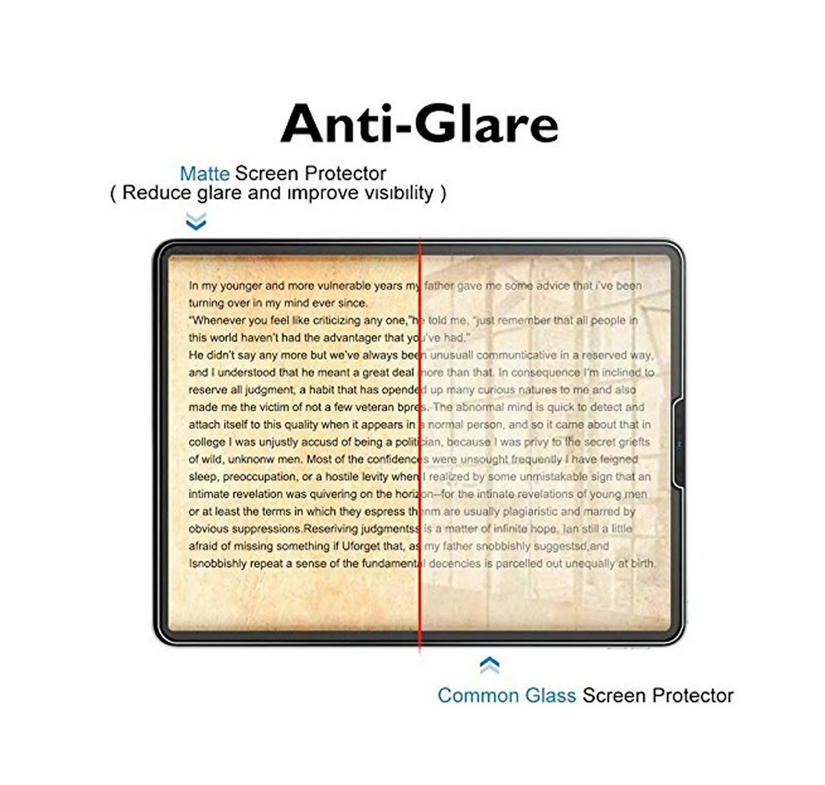 2 Piezas Micas Premium de Cerámica Para iPad Mini 4 5 Superficie Mate Borde Negro