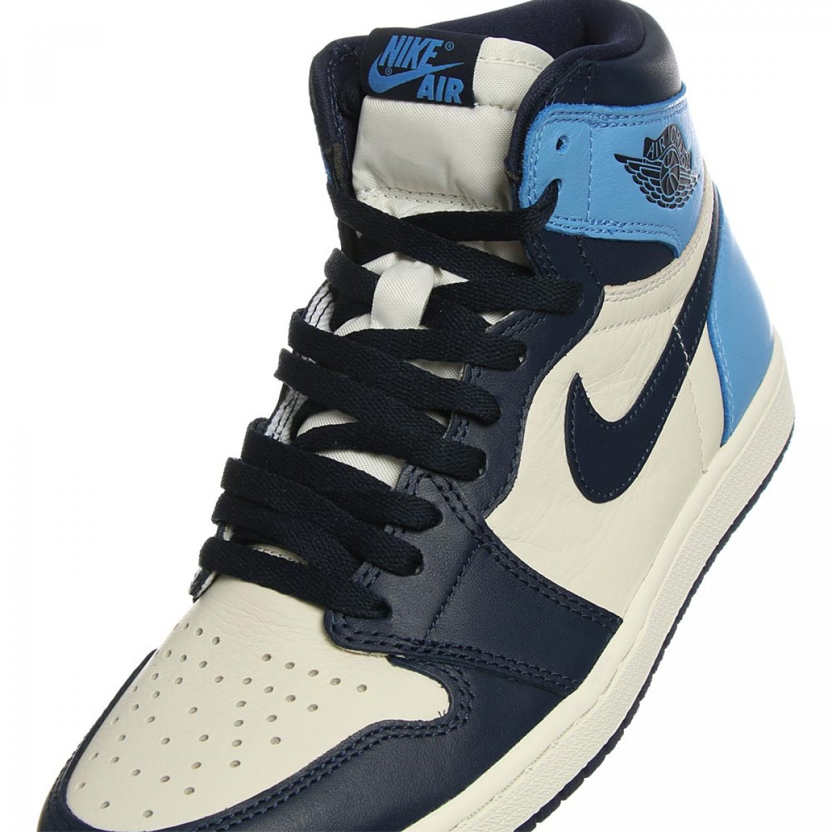 Jordan 1 Retro High Obsidian UNC