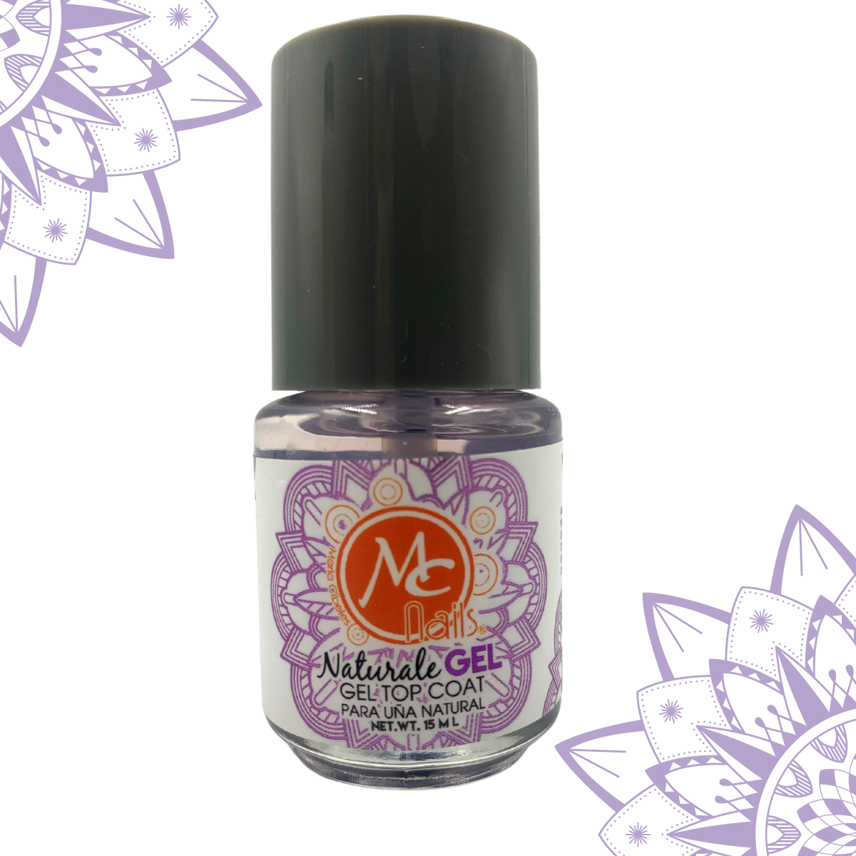 Naturale Gel Esmalte Top Coat Para Uñas Mc Nails.
