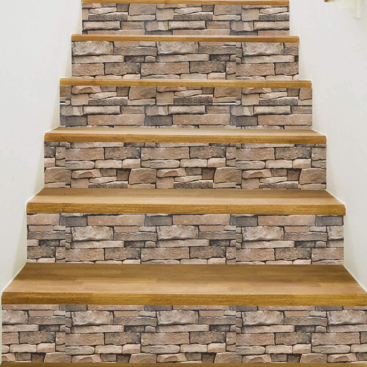 Papel Tapiz Autoadhesivo Para Paredes De Piedra Laja 10 Mts