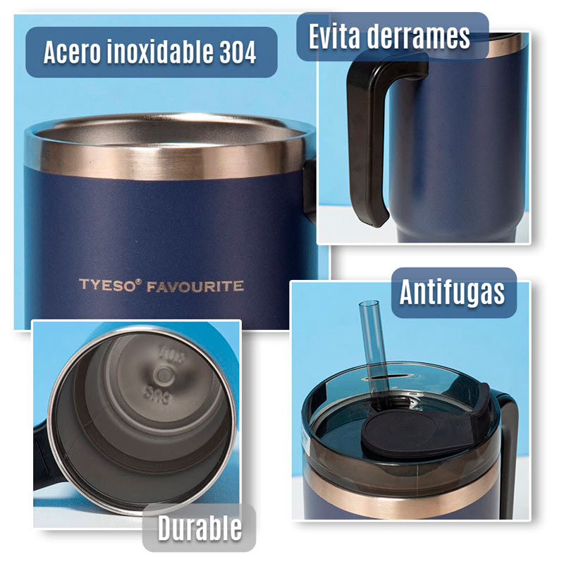 Termo taza  Camping Uso Rudo Viaje Ejecutivo Hogar  890ml 