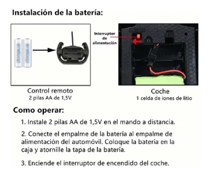 Coche Recargable De Control Remoto Amarillo