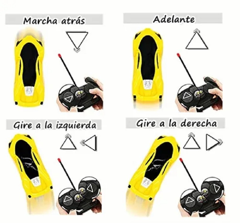 Coche Recargable De Control Remoto Amarillo