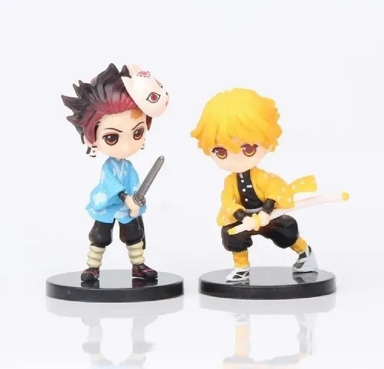6 Piezas Anime Demon Slayer Colección