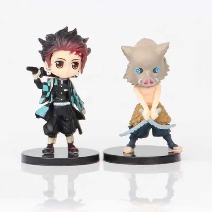 6 Piezas Anime Demon Slayer Colección