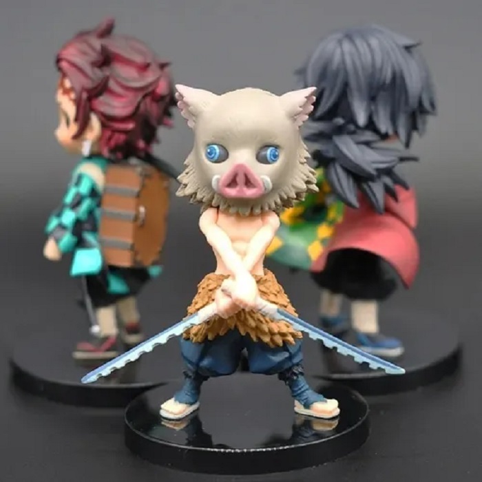 6 Piezas Anime Demon Slayer Colección