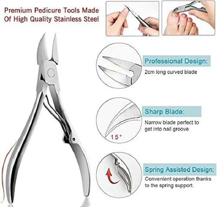 Kit De Herramientas Para Uñas Encarnadas 6 Piezas