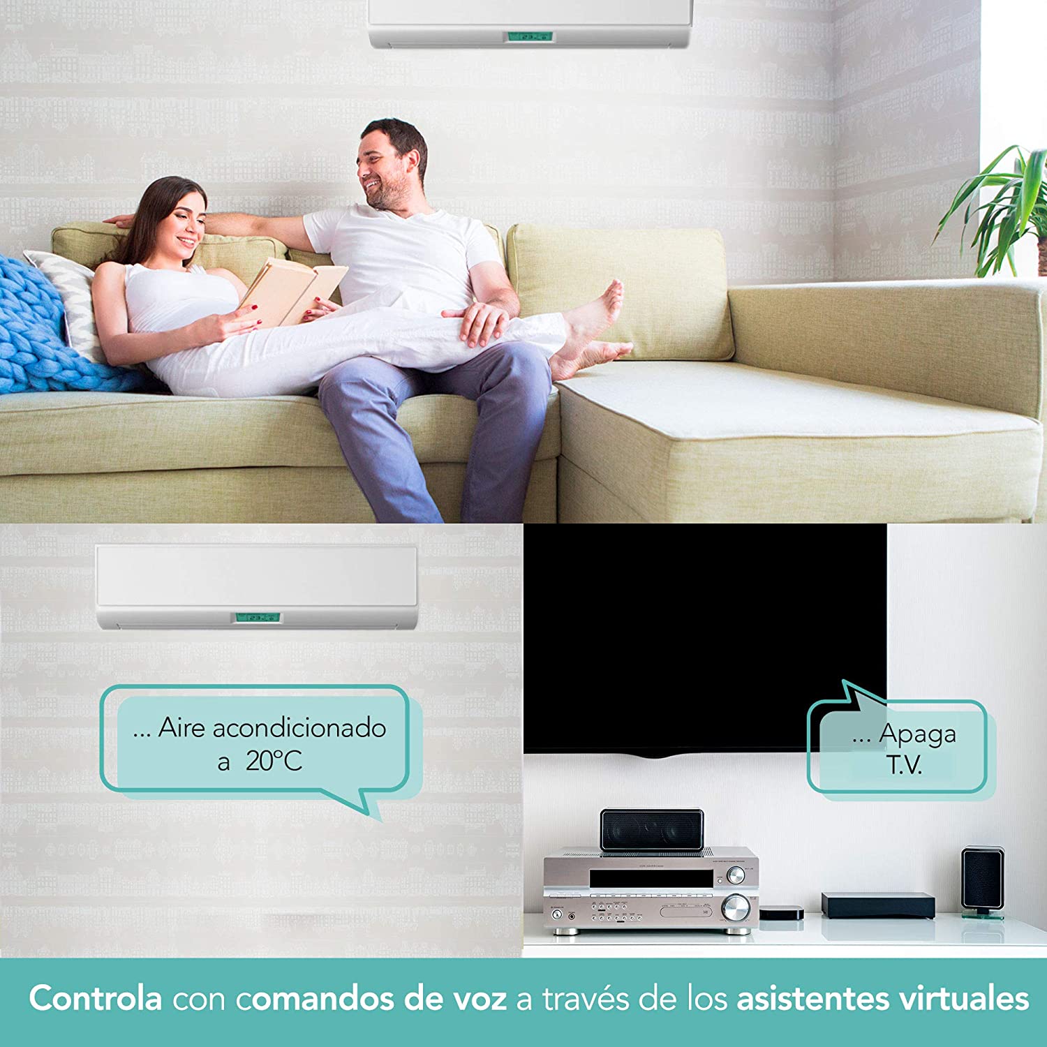 Control Inteligente Universal, Compatible con Alexa