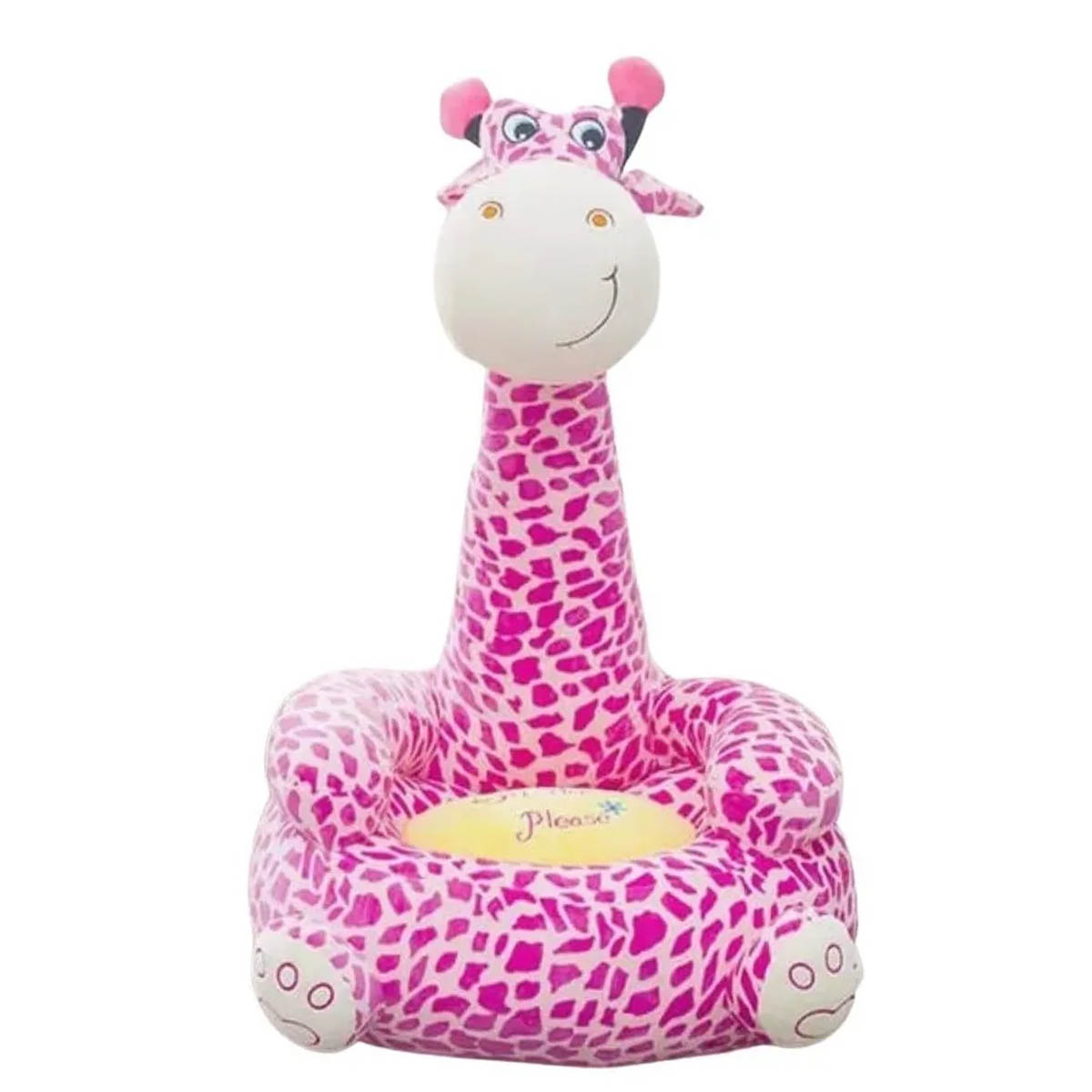 Sillón Para Niños Tipo Puff En Forma De Jirafa