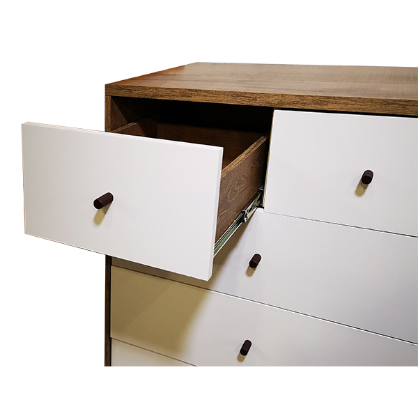 Cómoda reinicia 21 muebles vertical cajones blancos Joy.