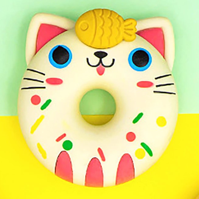 Goma Borrador En Forma De Donita Kawaii 3d Figura 1Pza
