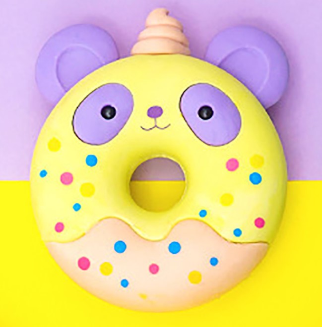 Goma Borrador En Forma De Donita Kawaii 3d Figura 1Pza