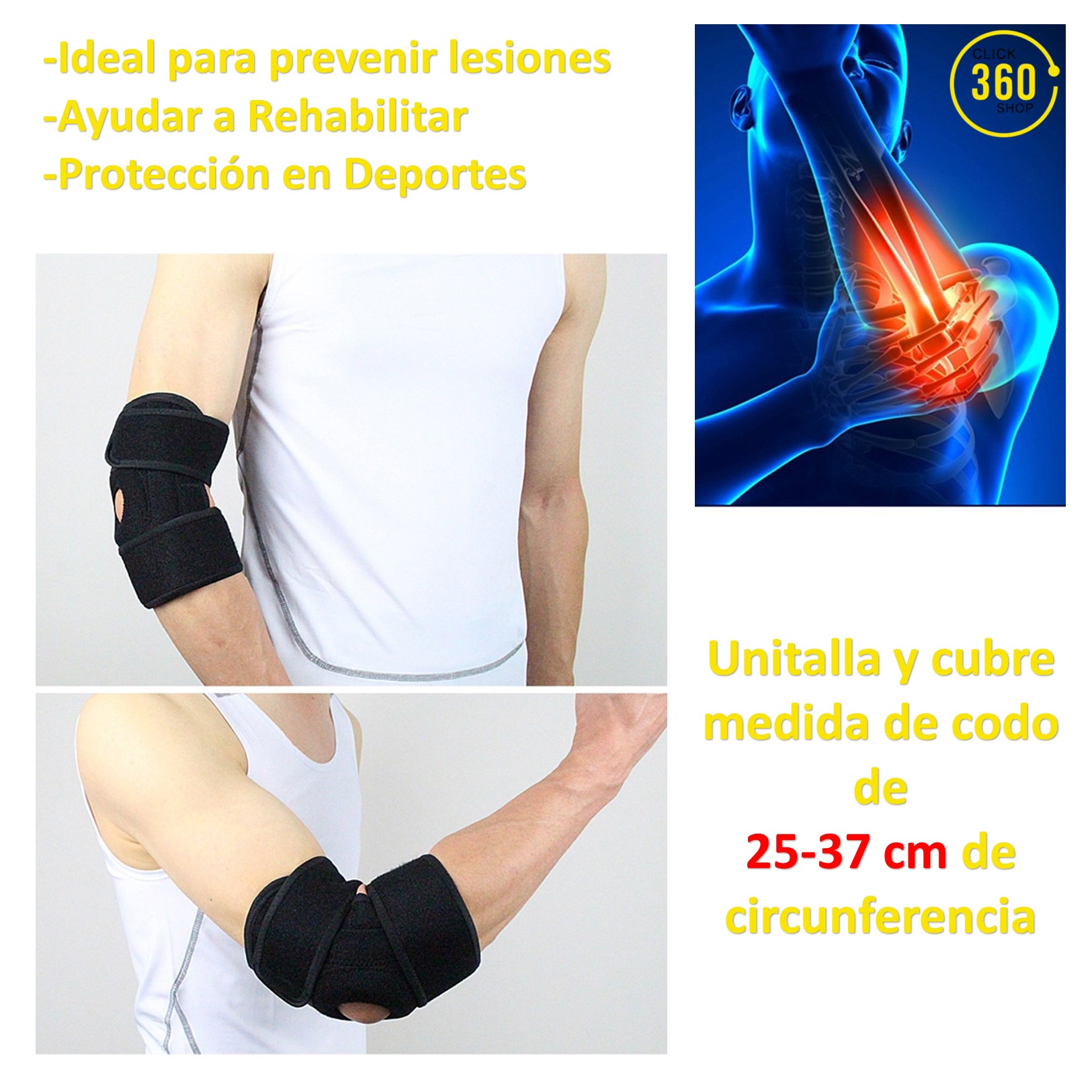 Codera Deportiva Unitalla Ajustable De Compresion Con Iman