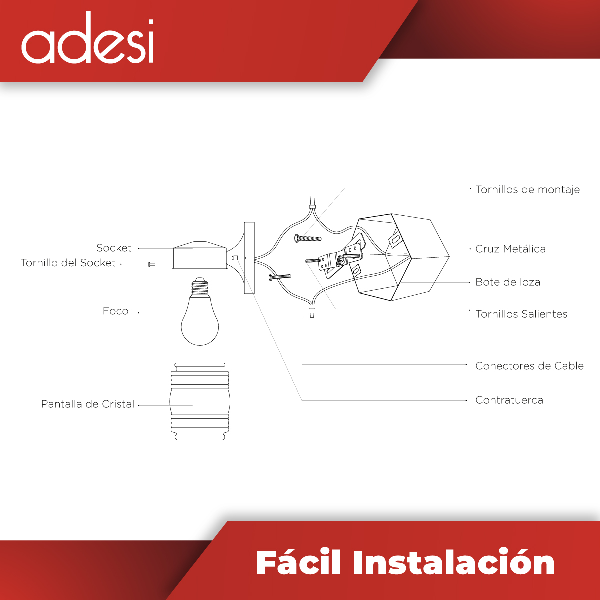 Lámpara Exterior Arbotante Vaso Negro E26 1L