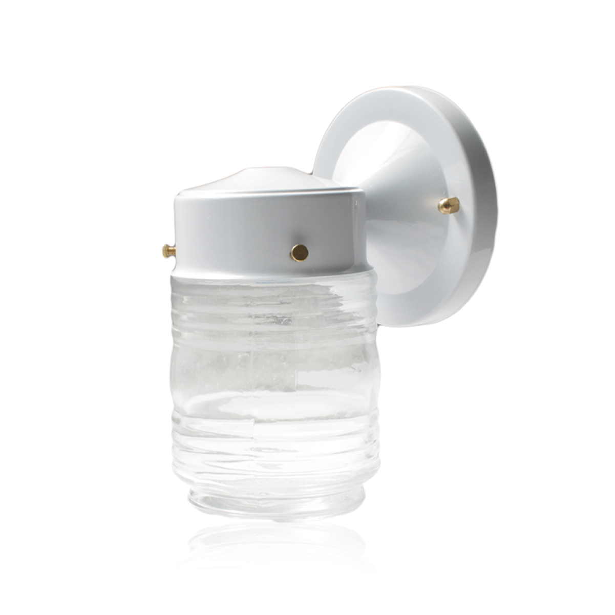 Lámpara Exterior Arbotante Vaso Blanco E26 1L