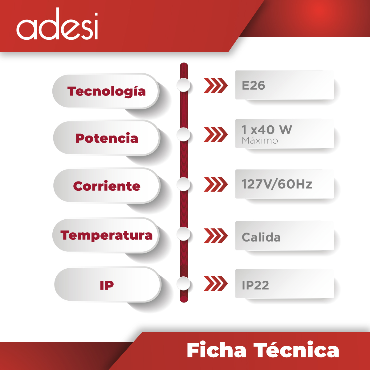 Lámpara Exterior Arbotante Vaso Blanco E26 1L